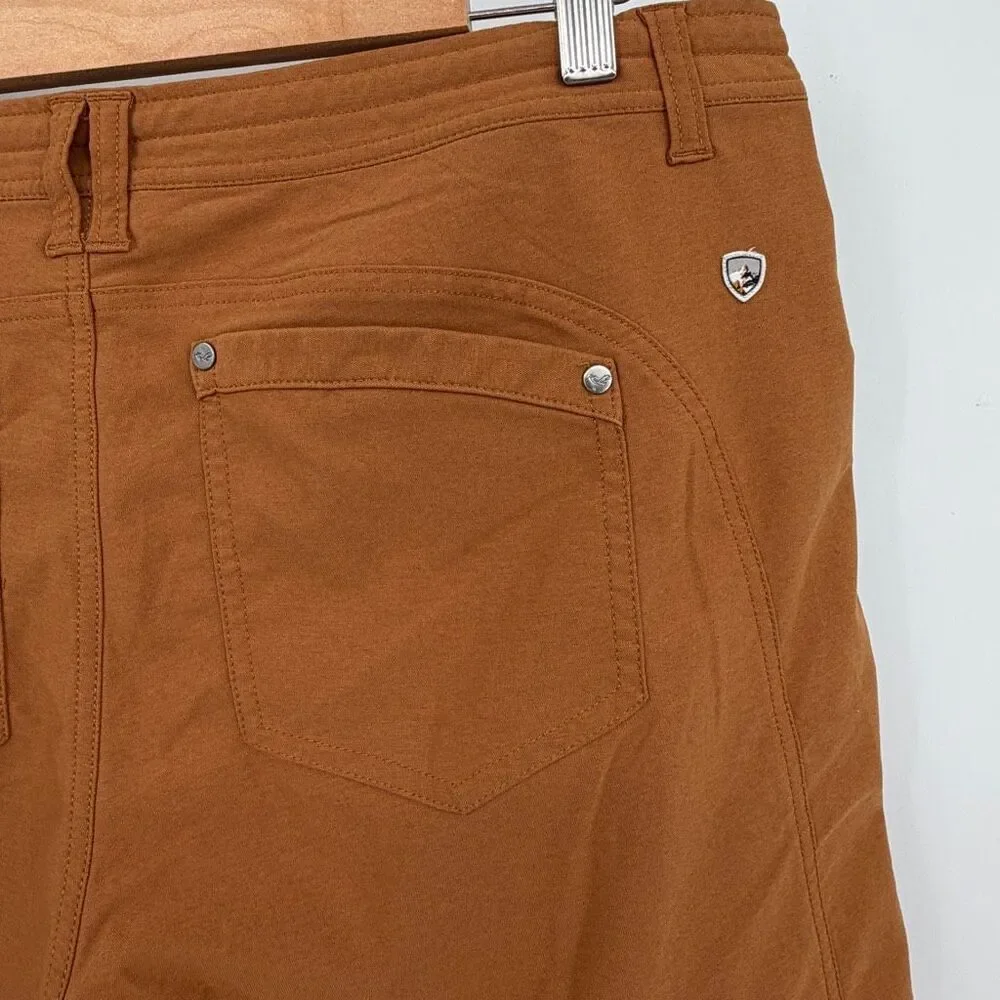 Kűhl Brown Stretch Performance Hiking Outdoor Utility Shorts Size 14